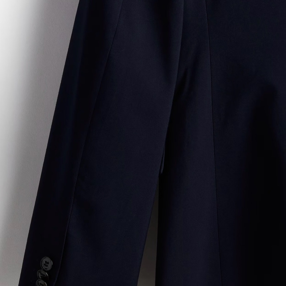 Navy Blue Men's Blazer - Picture 2 of 7